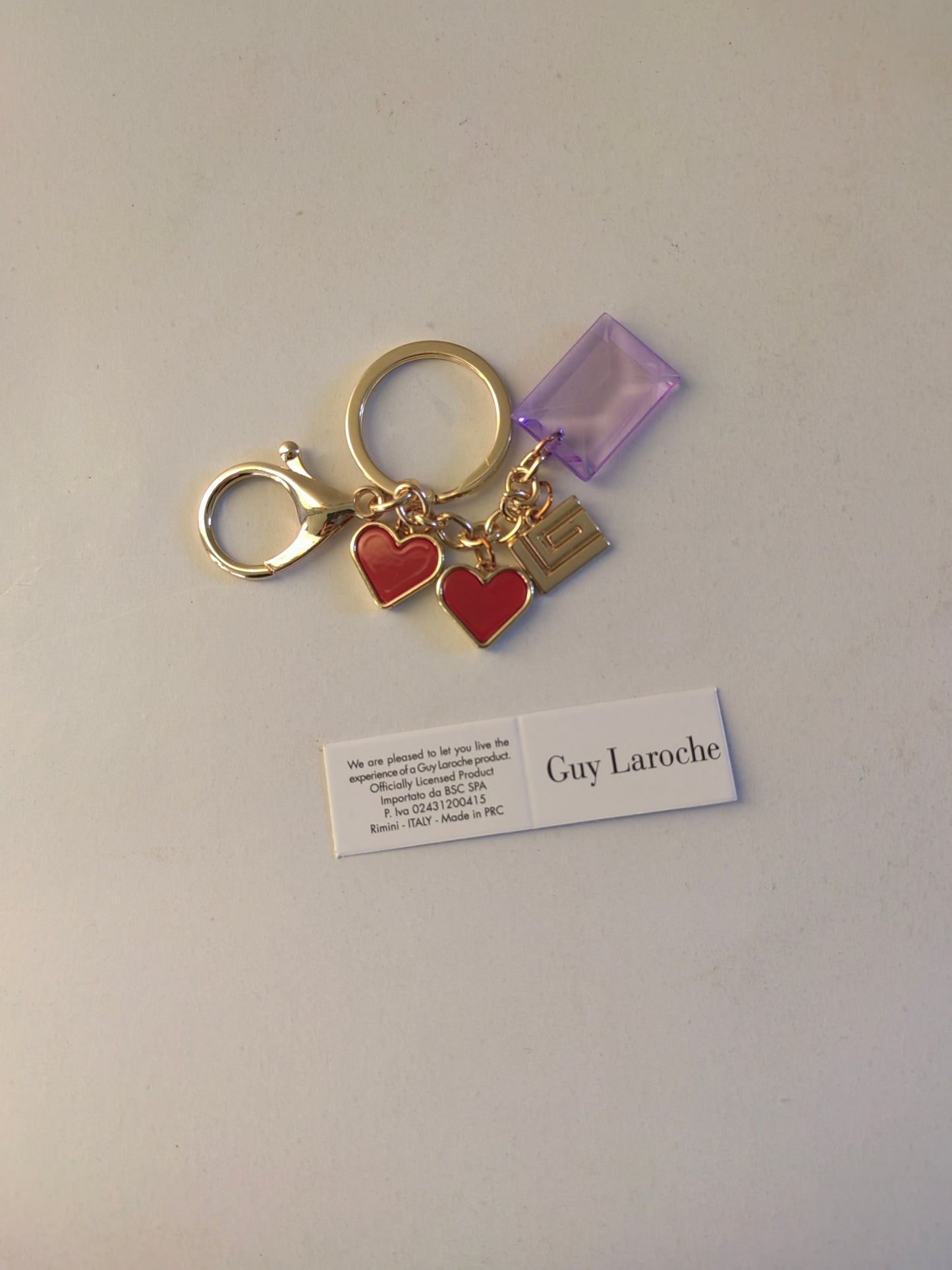 Portachiavi con Charm Cuore