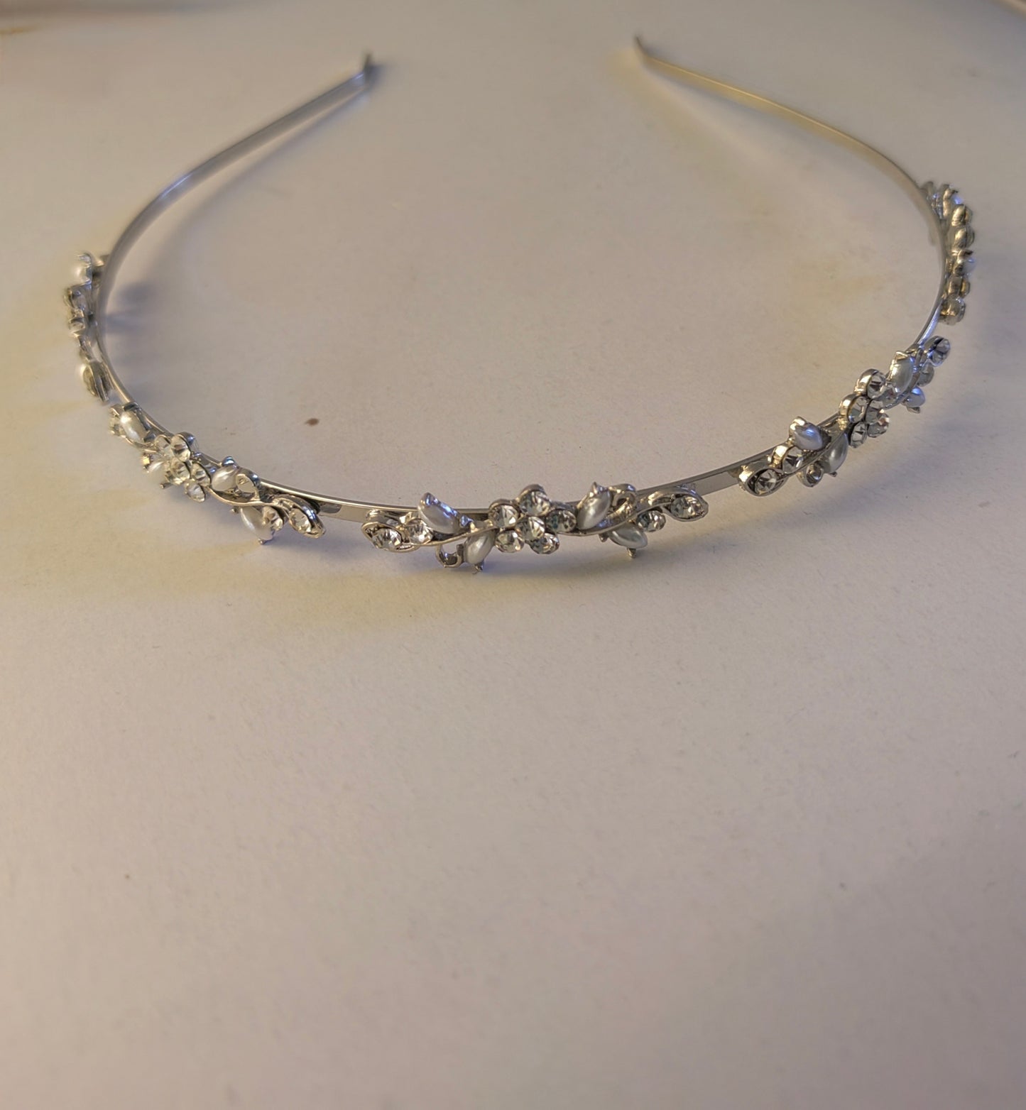 Cerchietto argento con dettagli