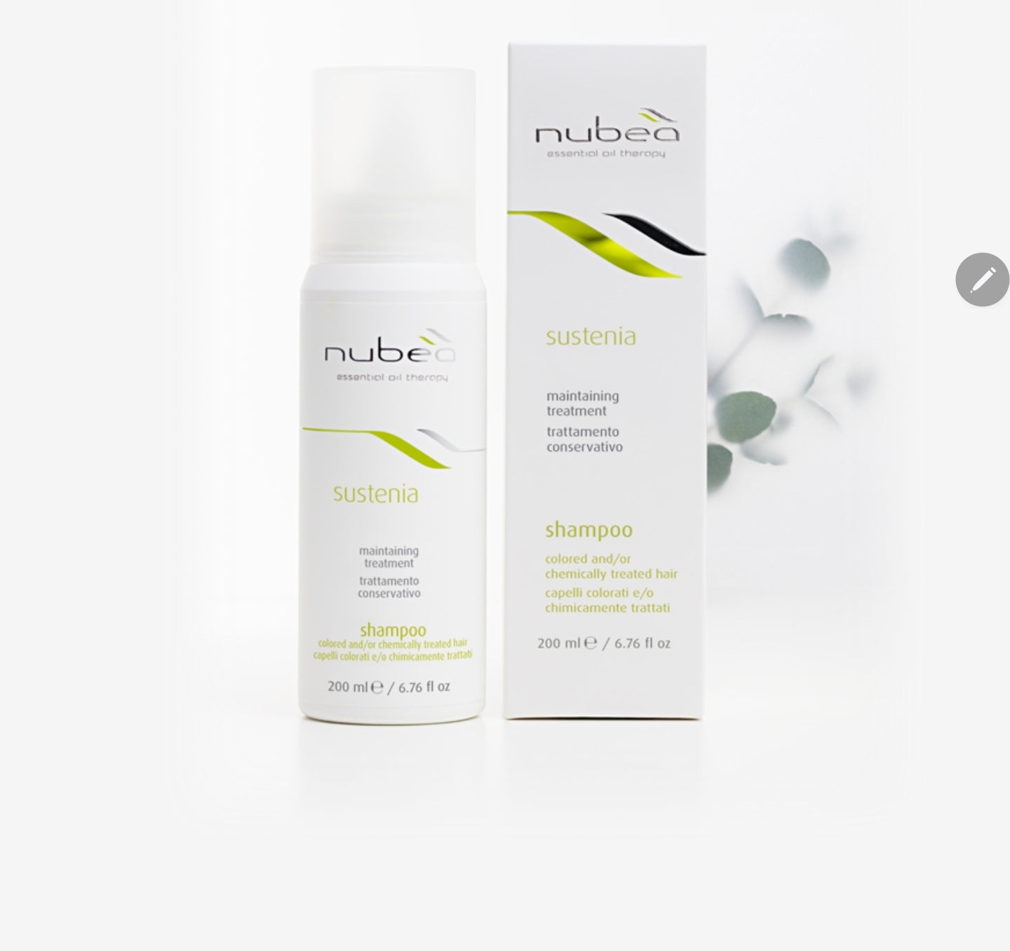 NUBEÀ-SUSTENIA SHAMPOO PER CAPELLI CHIMICAMENTE TRATTATI E/O COLORATI