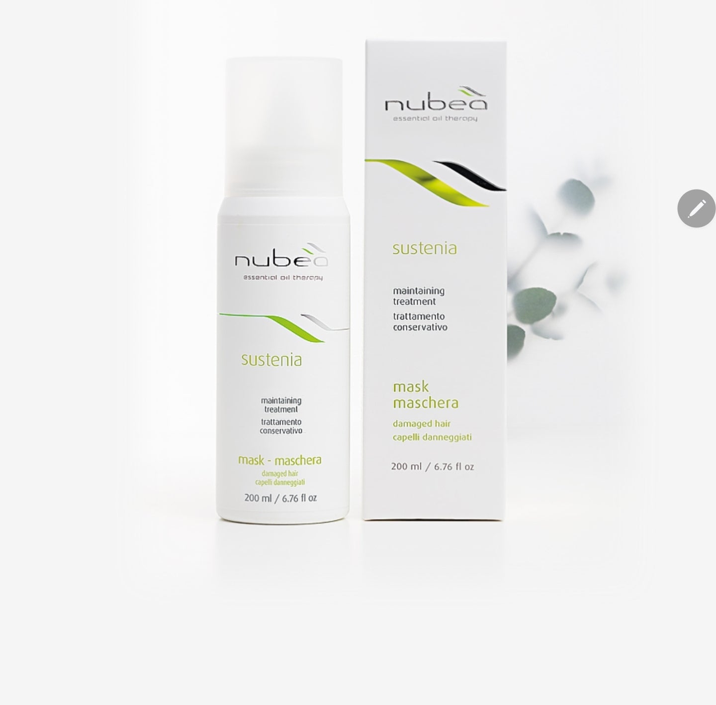NUBEÀ-SUSTENIA MASCHERA PER CAPELLI DANNEGGIATI
